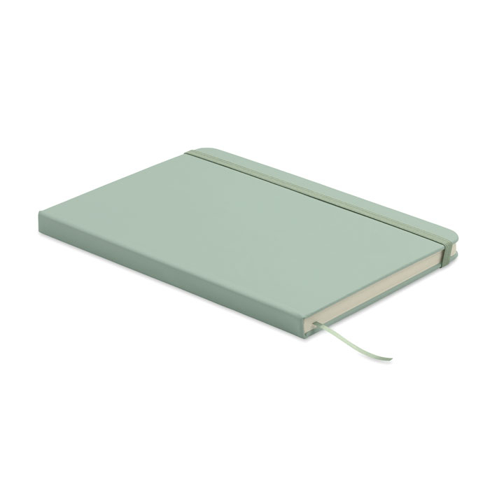 Carnet A5 à personnaliser en PU recyclé Arcoloop Vert menthe